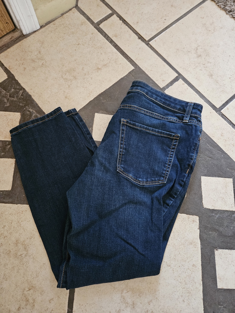 LC Lauren Conrad Dark Blue Straight Leg Jeans